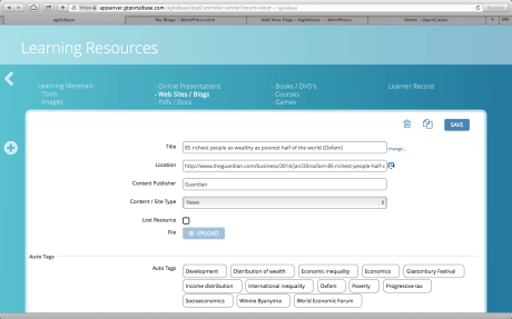 A link to a news article