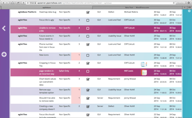 issue list highlighting